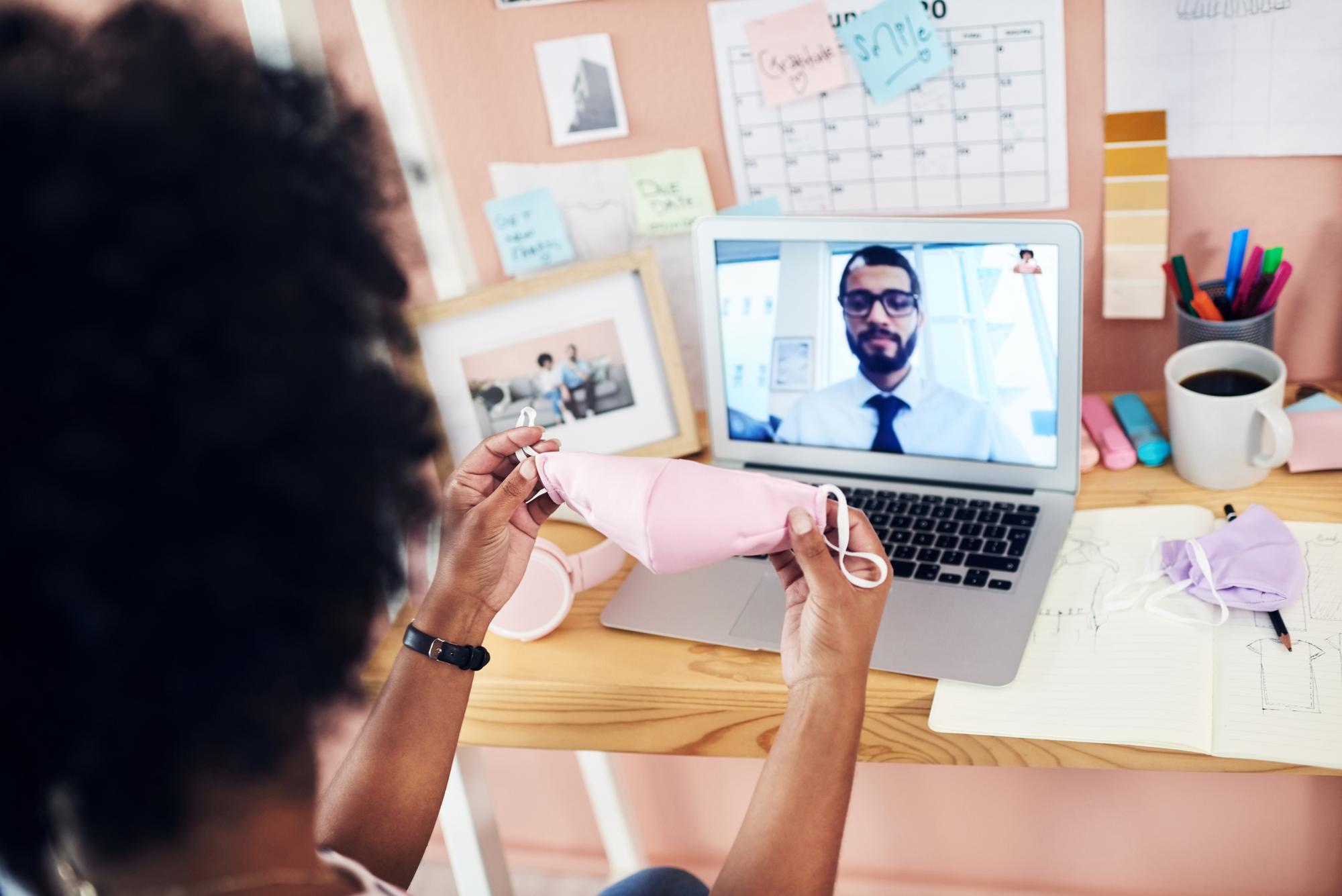 Canlı ders sırasında mentor ve öğrenci ekran görüntüsü